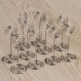 thumbnail image 2 of OUNONA 20Pcs Plated Silver Note Clip Holder Metal Photo Clip Stand Holder for Memo Name Card and Table Menu Display, 2 of 7