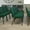 Hunter Green Dot Patterned Fabric/Gold Vein Frame, variant on Emma + Oliver 4 Pack 21"W Stacking Church Chair in Burgundy Fabric - Gold Vein Frame