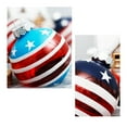 thumbnail image 7 of ZDWQFA 12Pcs 3.15" Independence Day Ball Ornament, American Flag Christmas Tree Ornaments Fourth of July Ornaments Patriotic Hanging Balls,Veterans Day USA Themed Party Decor Supplies, 7 of 7