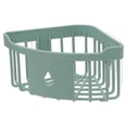 thumbnail image 1 of Soporte de estante de diseño de malla Wosthever para almacenamiento de loción champú y jabón montaje en pared baño cocina verde, 1 of 5