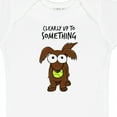 thumbnail image 4 of Inktastic Clearly Up to Something-long Haired Dachshund Boys or Girls Baby Bodysuit, 4 of 5