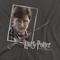 thumbnail image 2 of Harry Potter Harrys Wand Portrait Women's T Shirt, Charcoal, 2X-Large, 2 of 6