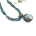 thumbnail image 4 of TINYSOME Women Lady Retro Vintage Bohemian Style Necklace Turquoise for Rhinestone Pendan, 4 of 6
