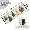 thumbnail image 5 of Yayeee Runner Rug for Bedroom 2'x6' Machine Washable Hallway Non Slip Mat, Beige Christmas Trees, 5 of 8