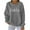 Gray, variant on Christmas Sweatshirts for Women Merry Bright Graphic Print Long Sleeve Shirts Christmas Crewneck Pullover Casual Blouse Tops