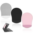 thumbnail image 2 of 3 Pack Universal Stick-On Mouse Pouch,Slim Mouse Holder,Case for Magic Mouse,with Reusable Adhesive,No Glue Residue,Compatible with Computer,Laptop,Office,Home (Grey,Black,Pink), 2 of 10