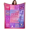 thumbnail image 1 of LHSHID Dance Gifts Blanket Throw Ballet Dances Blankets Lightweight Flannel Warm Cozy Bedding Stuff Gifts for Girls Ballet Dancers Kids Women Teachers 30"x40", 1 of 7