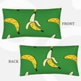 Cute Banana Lime Gree King Pillow Cases, Soft King Size Pillow Cases