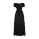 thumbnail image 5 of Vestido medieval para mujer estilo vintage con cuello oblicuo para Halloween cosplay traje diario, 5 of 9