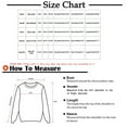 thumbnail image 3 of LEAVINGSUO Fall Winter V Neck Long Tops for Women, Womens Tops Clearance Fashion Women Casual Long Sleeve Printed V-Neck Blouse T-Shirt Ladies Tops, 3 of 5