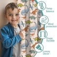 thumbnail image 3 of Blackout Kids Curtains,Beige Dinosaurs Birds Pattern Childrens Insulated Curtains Set Of 2,Bedroom Essentials,Toddler Room Decor 42"x54", 3 of 5