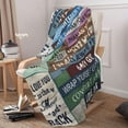 thumbnail image 4 of to Daughter from Dad, Daughter Gifts from Dad, to My Daughter Blanket from Dad 80"x60" - Daughter Birthday Gifts, Father Daughter Gifts, Daughter Gifts for Birthday, Mothers Day, Christmas, 4 of 6