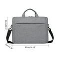 thumbnail image 7 of Handbag Laptop Bag with Shoulder Strap Waterproof Dustproof Organize (Black), 7 of 7