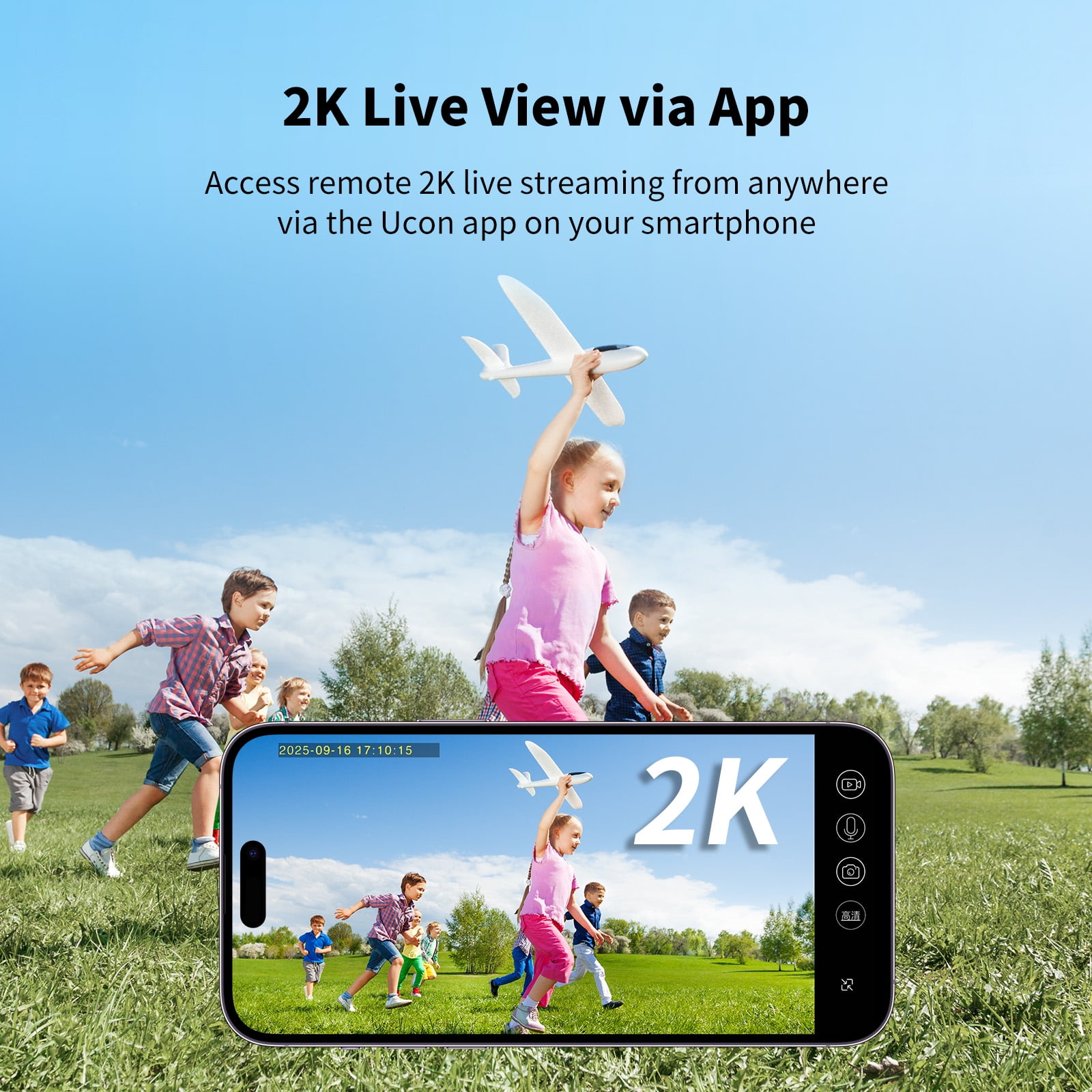 Conico 4G LTE Cellular Solar Security Camera Outdoor, 2K PTZ Wireless Security Camera with SIM Card, No WiFi Needed, AI Human Detection, Color Night Vision, 360° View