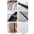 thumbnail image 4 of Juego de 6 fundas de PEVA para ropa, bolsas para trajes, transpirables, con cremallera y antipolvo, para guardar ropa de baile., 4 of 8