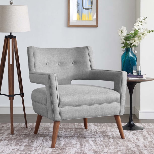 Modway Sheer Upholstered Fabric Armchair, Multiple Colors - Walmart.com