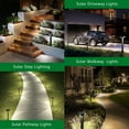 thumbnail image 5 of ROSHWEY 4PCS Bright Solar Path Lights, Solar Sidewalk Lights Outdoor Waterproof, Sidewalks Lights for Pathway, Lawn, Patio, Yard, Garden Decor Light, Cool Light, 5 of 6