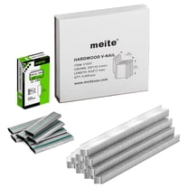 MEITE 1 Box Flexipoints 5/8" Length and 1 Box V Nails 9/32" Length 3/8" Diameter for Picture Frame(5,000Pcs)