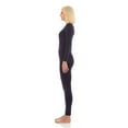 thumbnail image 2 of Bodtek Womens Crew Neck Long Johns Base Layer Set (Navy Large), 2 of 5