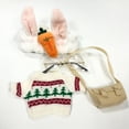 thumbnail image 5 of Fiudx Conjunto de Disfraces Lalafanfan: Gafas Elegantes, Gorra, Suéter, Falda y Mochila. Moda Divertida para Muñecas de 30 Cm. Fácil de Lavar. Regalo Ideal para Cumpleaños y Navidad. Talla 25-30 Cm., 5 of 5
