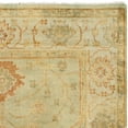 thumbnail image 5 of SAFAVIEH Oushak Blaire Floral Bordered Wool Area Rug, Dark Green/Light Green, 4' x 6', 5 of 7