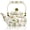 Green flower, variant on Stovetop Kettle style01 Growing Enamel Porcelain Retro Classic Design