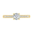thumbnail image 3 of 1/2 Carat Diamond Engagement Ring Band in 10K Yellow Gold (Ring Size 8.25), 3 of 5
