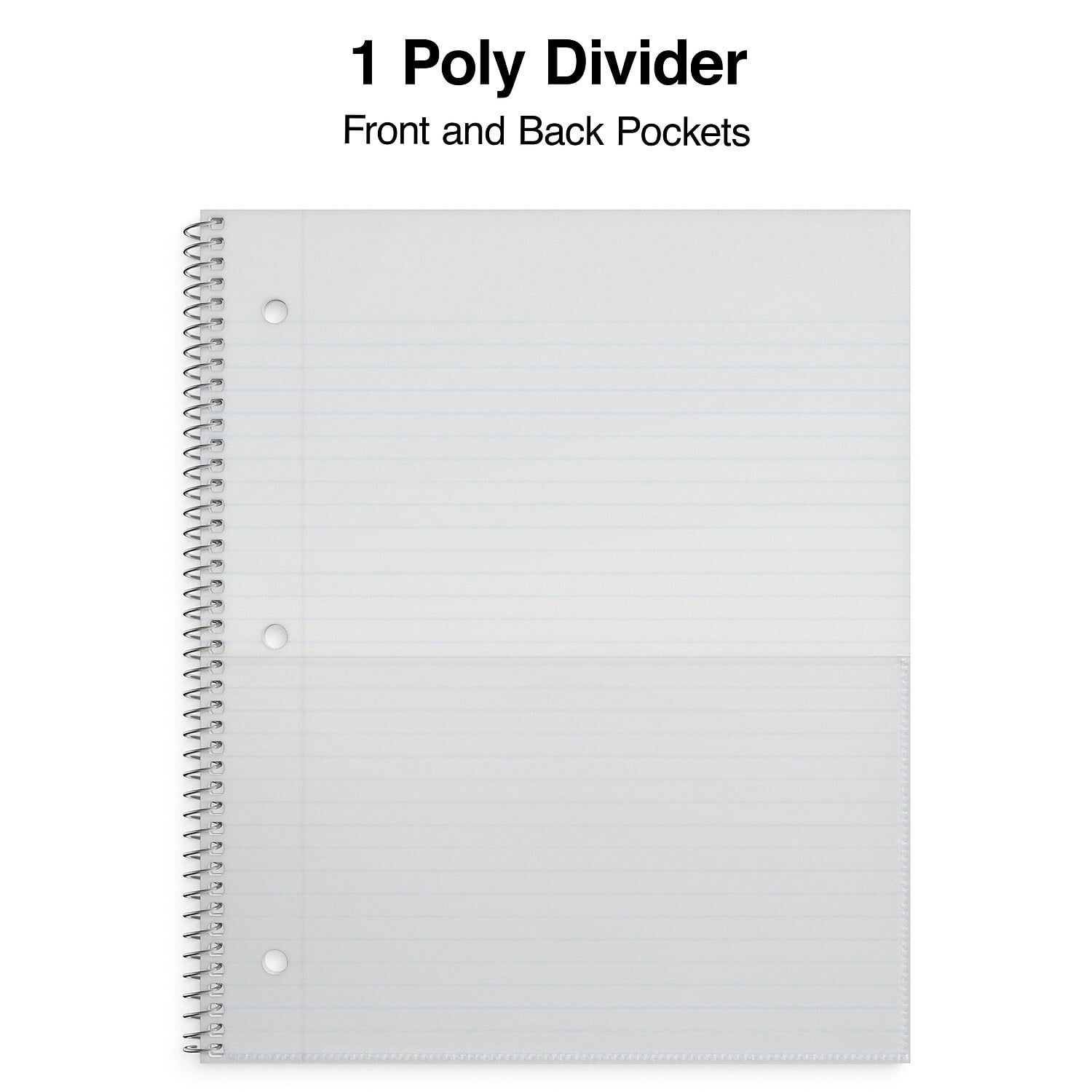 Staples Premium 1-Subject Notebook 8" x 10.5" Wide Ruled 100 Sheets Red 12/Carton (TR20958CT)