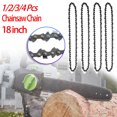 thumbnail image 3 of Landgoo 3Pack 18 Inch Semi chisel Chainsaw Chain 0.325" Pitch 0.058"Gauge 72 DRIVE LINKS for Chainsaw Replacement, 3 of 7