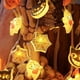 thumbnail image 3 of Sombrero Linterna Calabazas Cadena Luces Calabaza Portátil Fantasma 10/20/30 LED, 3 of 9