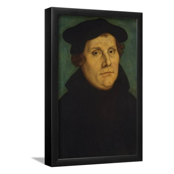 Portrait of Martin Luther as Professor, Religion Framed Art Print Wall Art by Lucas Cranach the Elder Sold by Art.Com