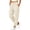 Beige Sweatpants, variant on Jsaierl Womens Joggers Plus Size Baggy Elastic Waist Pants Bottoms Fall Drawstring Cotton Athletic Sweatpants with Pockets