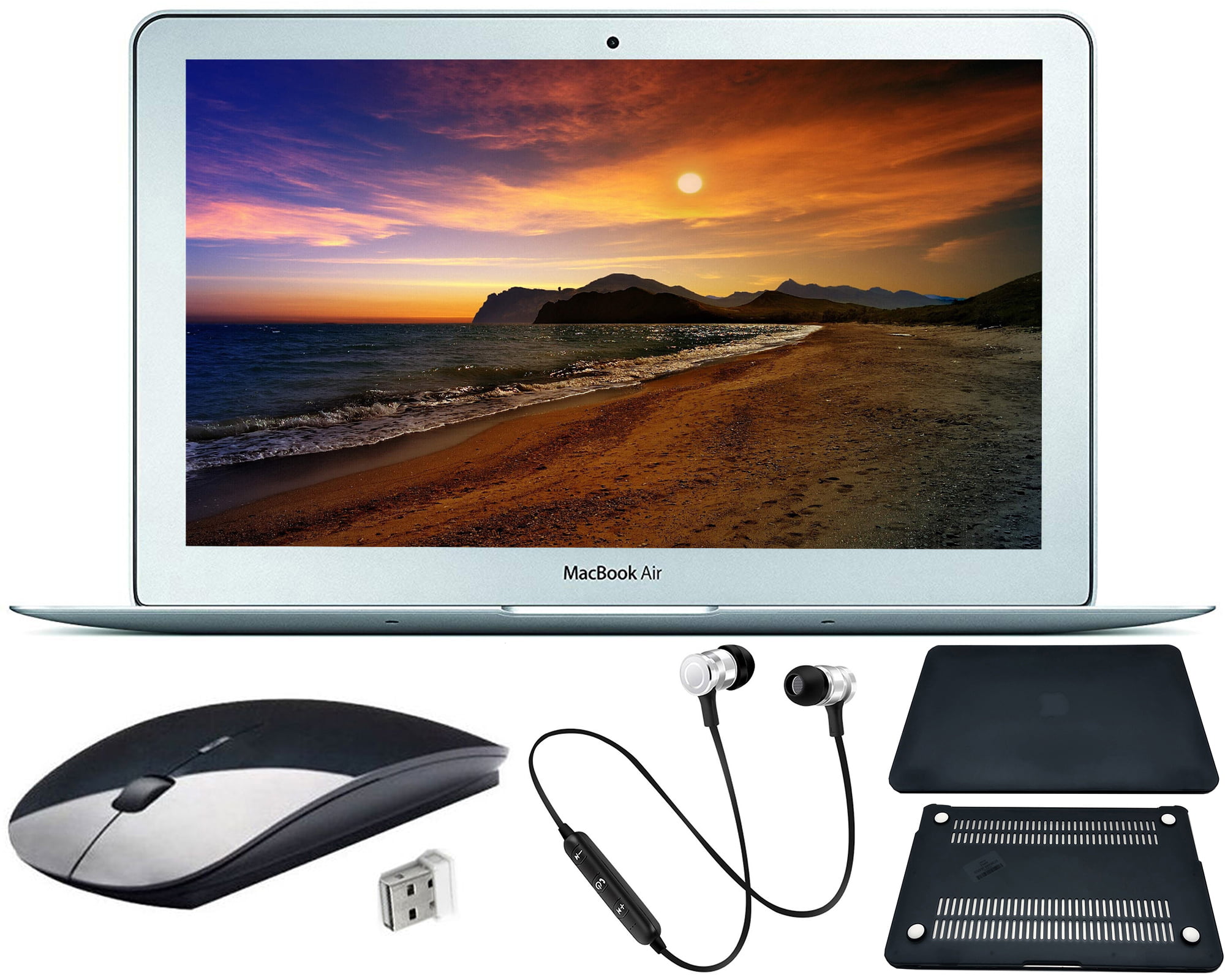 Apple Macbook Air 11.6-inch Bundle Includes: Wireless Headset ...