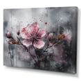 thumbnail image 2 of Designart "Pink Grey Apple Tree Artistry" Floral Apple Tree Wall Art For Bathroom, 2 of 5