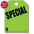 thumbnail image 2 of 50 PK - Car Dealer Special Jumbo Mirror Hanger Tags Hang Price Tags - Save $, 2 of 6