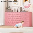 thumbnail image 4 of Towallmark 9 Drawers Dresser for Bedroom, 63'' Large Dresser for Bedroom with Power Outlet, Modern Chest of Drawers for Closet, Storage Organizer for Living Room, Hallway,Pink, 4 of 6