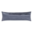 thumbnail image 4 of SAFAVIEH Edmee Abstract Pillow, 12" x 36", Midnight Blue/Silver, 4 of 5