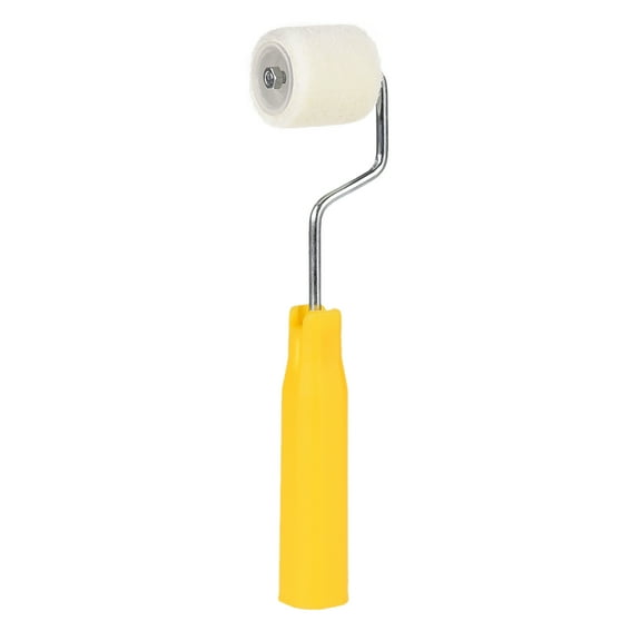 Wool Paint Roller Brush 3 cm for Household Wall Painting Treatment with Plastic Handle