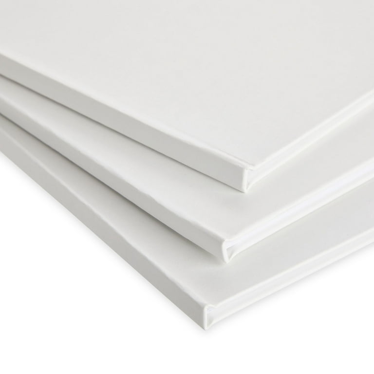 6 Pack White Hardcover Blank Book, Unlined Plain Journals for Students –  Paper Junkie