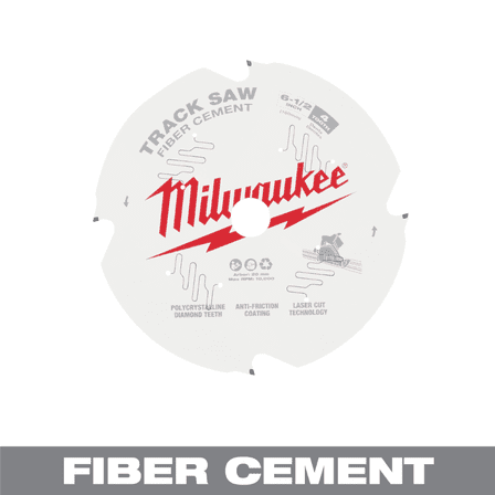 Milwaukee Tool Milwaukee® 6-1/2 Inch 4T Fiber Cement Track Saw Blade