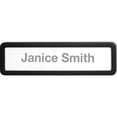 thumbnail image 2 of Lorell, LLR80669, Recycled Plastic Cubicle Nameplate, 1 Each, Black, 2 of 6