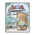 thumbnail image 2 of Punto de cruz completo 11CT algodón DIY Van Bear hecho a mano manualidades de costura estampadas Hugtrwg Para estrenar, 2 of 9