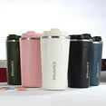 thumbnail image 2 of 380ML/510ML Stainless Steel Car Coffee Cup Leakproof Insulated Thermal Thermos Cup Car Portable Travel Coffee Mug, 2 of 12