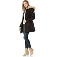 thumbnail image 2 of Laundry by Shelli Segal Black Cinch Waist Puffer, XXS, 2 of 2