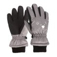 thumbnail image 1 of Guantes de esquí Qarigey 1 par para niños Tela de repuesto Calor a prueba de viento Gris, 1 of 6