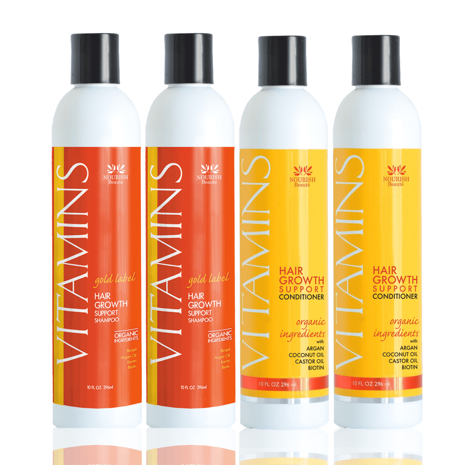 Nourish Beaute Natural Vitamins Hair Loss Shampoo Conditioner