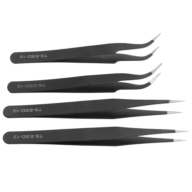 Accurate Tweezers, High Strength Stainless Steel Crafting Tweezers For Sewing Tools For Accurate Electronic