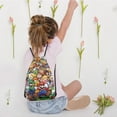 thumbnail image 5 of 12 Pieces Mari Candy Drawstring Bag Drawstring Goodie Favor Bags for Boys and Girls Cartoon Birthday Party Decorations, 5 of 5
