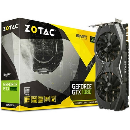 ZOTAC GeForce GTX 1080 Amp Edition 8GB GDDR5X PCI Express 3.0 Gaming Graphics (Best Gtx 1080 2019)