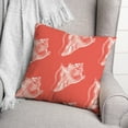 thumbnail image 3 of Creative Products Coastal Coral Shells 18 x 18 Spun Poly Pillow, 3 of 3